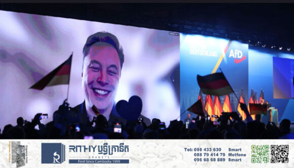 មហាសេដ្ឋី Elon Musk ចូលរួមឃោសនាបោះឆ្នោតអធិការបតី កំពុងធ្វើឲ្យភ្ញាក់ផ្អើលនៅអាល្លឺម៉ង់