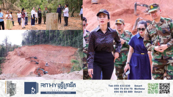លោកស្រី ម៉ៅ ចំណាន នាំសិល្បករឲ្យឃើញផ្ទាល់ពីភាពរឹងមាំនៃដែនអធិបតេយ្យរបស់កម្ពុជានាពេលនេះ និងតទៅអនាគត