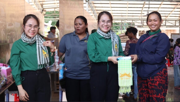 CEO ឡេង ដាវី ផ្តល់កាដូក្រមាខ្មែរជូនដល់ស្រ្តីៗ ក្នុងឱកាសអបអរទិវាអន្ដរជាតិនារី ៨មីនា ឆ្នាំ២០២៥