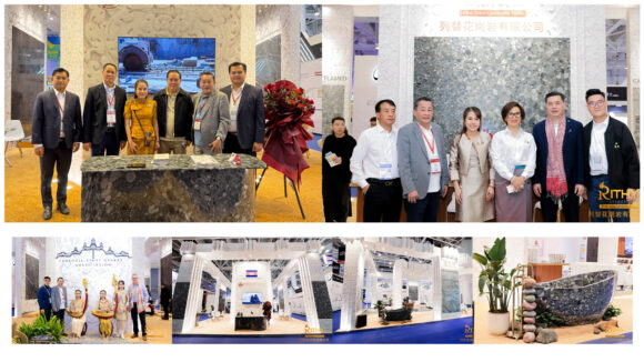 លោកស្រី ឡេង ដាវី នាំស្តេចថ្មអារធម្មជាតិខ្មែរ ចូលរួមពិព័រណ៍ថ្មអន្តរជាតិនៅចិន អ្នកចូលរួមរាប់ម៉ឺននាក់មកពី ១២០ប្រទេស