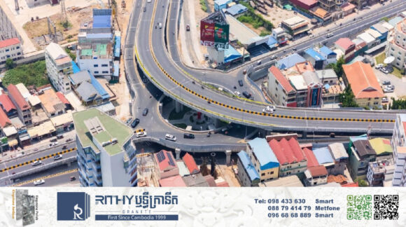 នាយករដ្ឋមន្រ្តី នឹងចូលរួមសម្ពោធឲ្យប្រើប្រាស់ស្ពានអាកាស «មរតកតេជោ» តម្លៃ ៣៦លានដុល្លារ