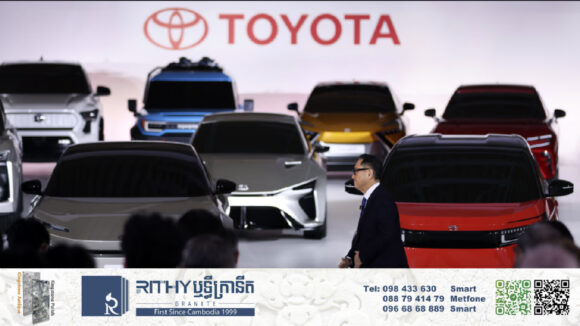 Toyota ត្រៀមផលិតរថយន្ត EV ១៥ ម៉ូដែល ចំនួន ១លានគ្រឿង