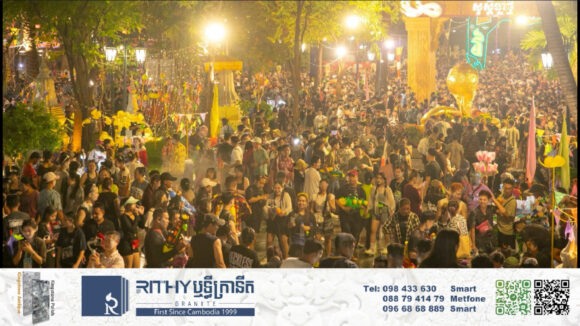 ៣ថ្ងៃ សង្ក្រាន្តវត្តភ្នំនិងតំបន់ផ្លូវថ្មើរជើងមាត់ទន្លេ ទទួលស្វាគមន៍ប្រជាពលរដ្ឋ និងភ្ញៀវទេសចរណ៍ជិត ៣លាននាក់