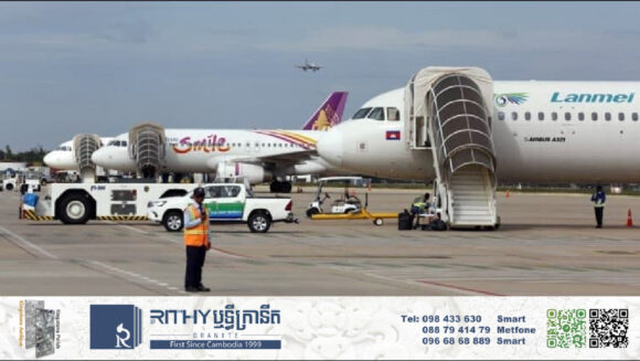 កម្ពុជាទទួលបានការដឹកជញ្ជូនតាមផ្លូវអាកាសជាង ២ម៉ឺនជើង រយៈពេល ៤ខែ
