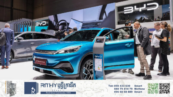 ក្រុមហ៊ុនចិន BYD អុកឡុកទីផ្សារអឺរ៉ុបលក់រថយន្តដាច់ជាង Tesla មហាសេដ្ឋី Elon Musk