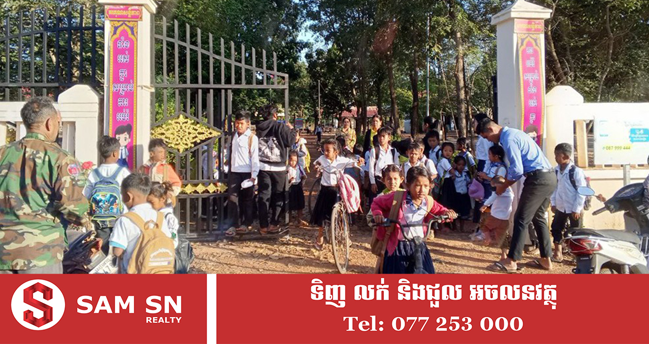 សាលានៅខេត្តជាប់បន្ទាត់ព្រំដែន៤ បិទទ្វារ ៣៧៧ គ្រូបង្រៀន ៣ ១៩៧ នាក់ ប៉ះពាល់សិស្ស ៧៨ ៥៨៥ នាក់
