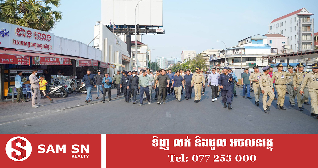 រដ្ឋបាលរាជធានីភ្នំពេញ ផ្តល់លក្ខខណ្ឌចំនួន ៣ ដល់អ្នកលក់ដូរគ្មានសណ្ដាប់ធ្នាប់ក្នុងតំបន់ជុំវិញផ្សារដើមគ