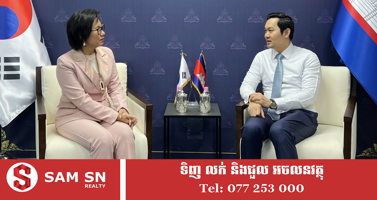 200 ឧកញ៉ា កែវ មុំ ស្វែងរកឱកាសនាំចេញផលិតផល លីលី ហ៊្វូដ ទៅកាន់ទីផ្សារកូរ៉េខាងត្បូង