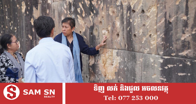 រដ្ឋមន្រ្តីវប្បធម៌ ចុះពិនិត្យវាយតម្លៃការខូចខាតប្រាសាទព្រះវិហារ ដោយសារជម្លោះប្រដាប់អាវុធ