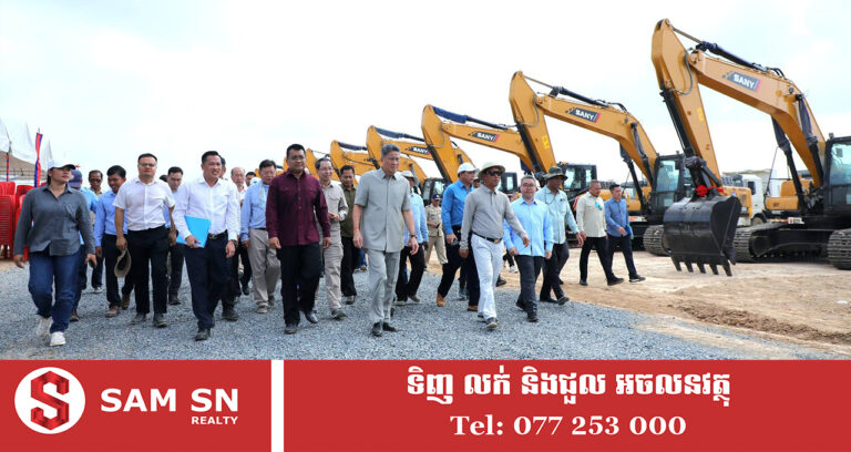 អន្តរក្រសួងចុះពិនិត្យការងាររៀបចំពិធីបើកការដ្ឋានសាងសង់ព្រែកជីកហ្វូណនតេជោ កំណាត់ទី ២