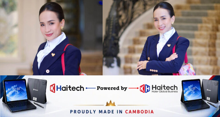 កាបូបដៃ Hermes ពណ៌ផ្កាឈូកជារបស់​កម្រ ទាន់សម័យ សមក្នុងរូបភាពអ្នកជំនួញរបស់លោកស្រី អ៊ឹមផាន វណ្ណឌី