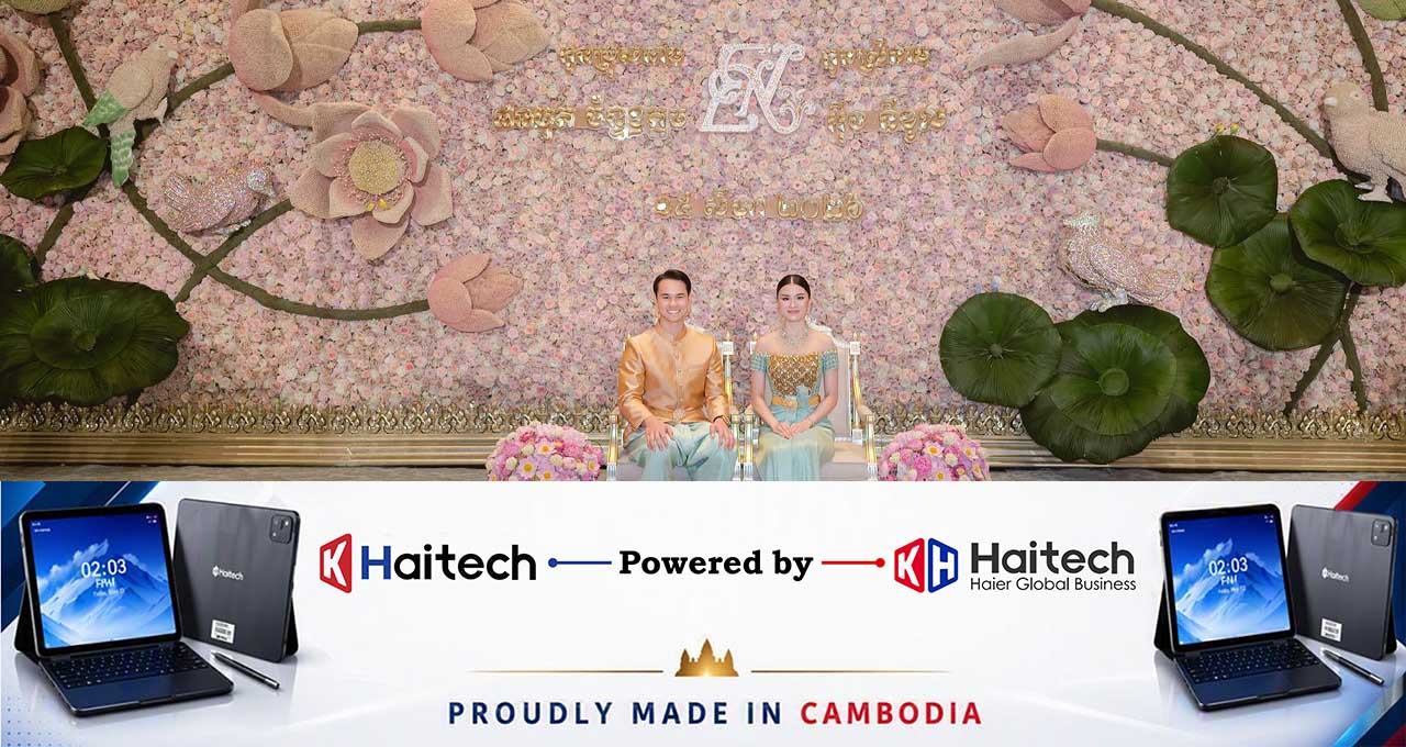 ada ពិធីភ្ជាប់ពាក្យកូនប្រុសថៅកែហនុមាន និងកូនស្រីសម្ព័ន្ធ ជីប ម៉ុង រៀបចំយ៉ាងស្រទន់ដោយផ្កាស្រស់ចម្រុះពណ៌