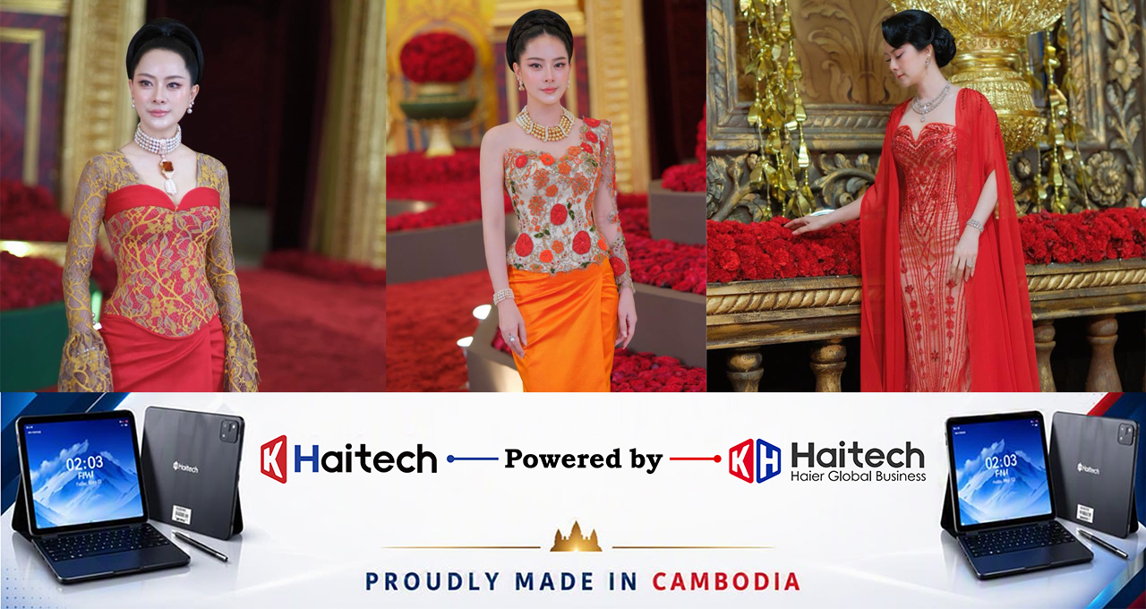 red-suit ៣ ឈុតប្រពៃណីថ្មីៗរបស់លោកស្រី លាង ធារ៉ា ពណ៌ក្រហមឆេះឆិល ស្អាត ស៊ីវិល័យ សមនឹងរូបសម្ផស្ស